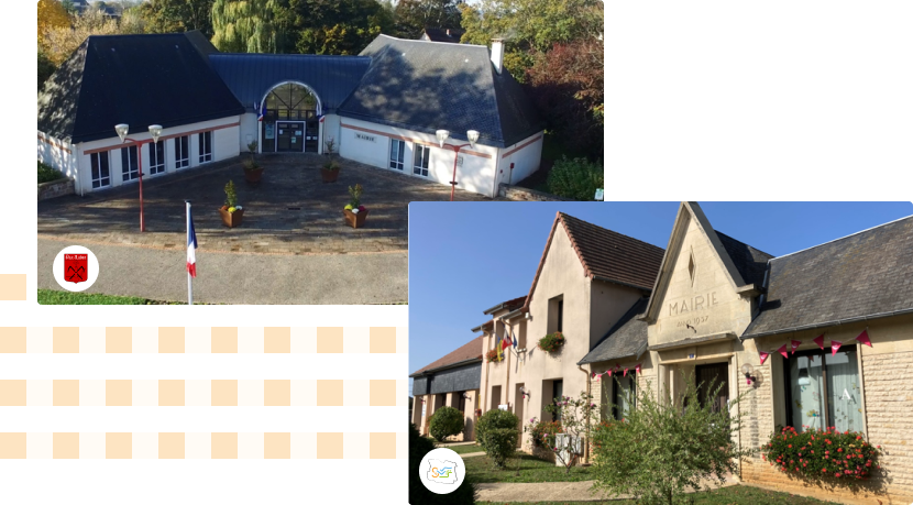 Mairies de Saint Martin De Fontenay et May-Sur-Orne