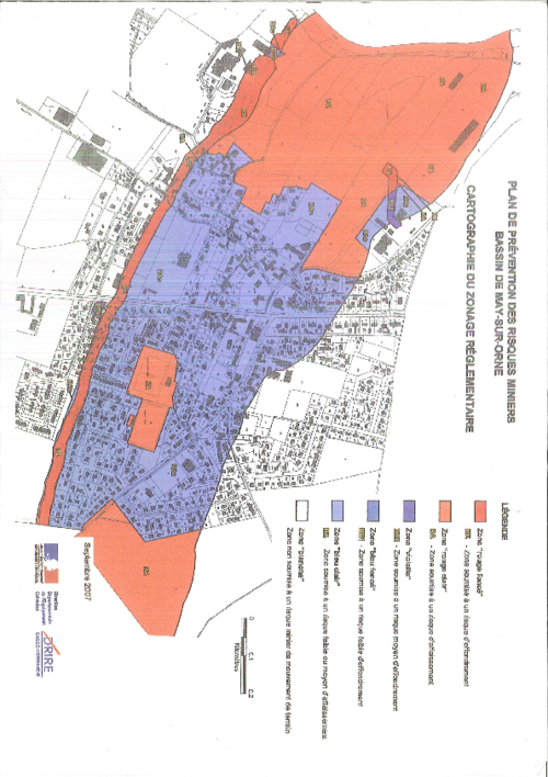 Illustration Plan de Pr�vention des Risques Miniers - Plan