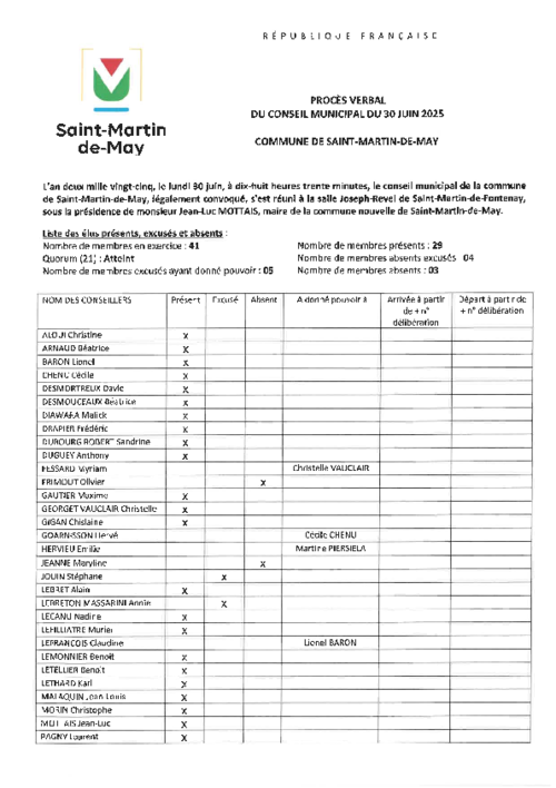 Illustration S�ance du 30/06/2025 