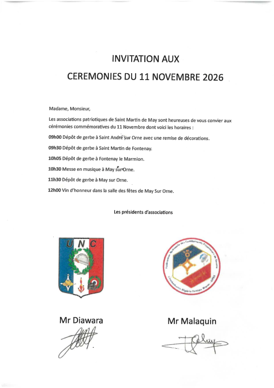 Photo d'illustration C�r�monies Comm�moratives du 11 novembre 