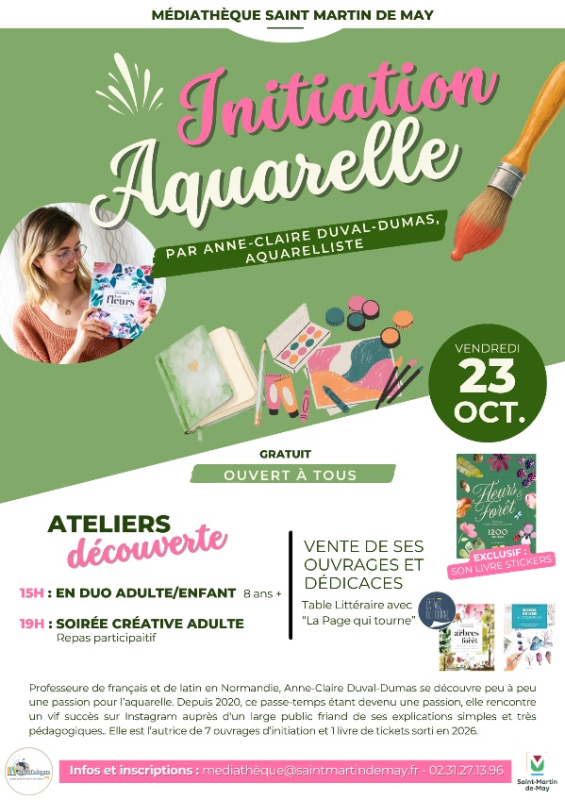Photo d'illustration Initiation Aquarelle